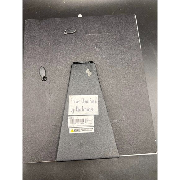 Bereavement In Memory Of Picture Frame With Broken Chain Poem 7x8 - Picture 4 of 5